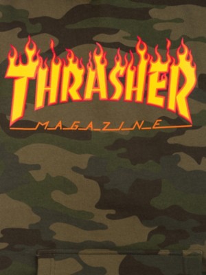 Thrasher Flame Camo Sudadera con Capucha comprar en Blue Tomato